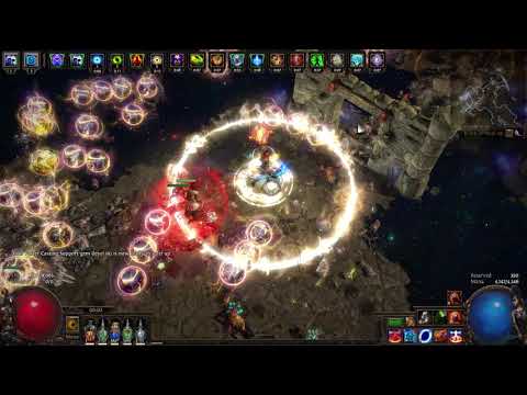 [POE3.8.1d] BLIGHT Ascendant ball lightning mine vs shaper
