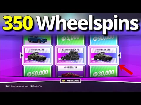I Opened 350 Super Wheelspins In Forza!
