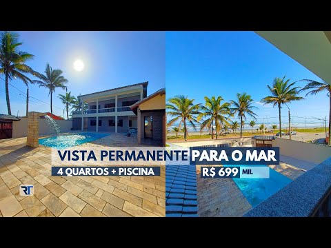 🔴 YOUR HOUSE IN FRONT OF THE BEACH WITH SEA VIEW IN PERUÍBE/SP.
