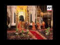 Putin Medvedev Attend Easter Service