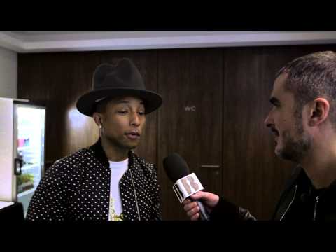 Zane Lowe with Pharrell Part II | Backstage At The BRITs 2014