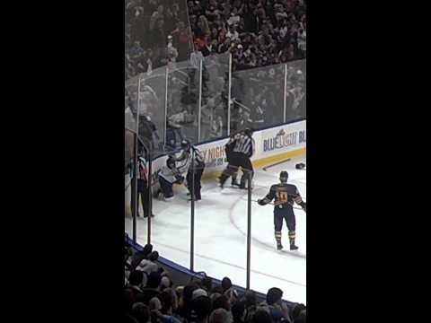 Steve Ott fight vs Ladd Buffalo sabres vs Winnipeg
