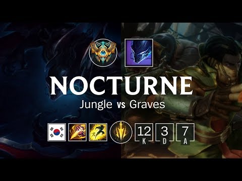Nocturne Jungle vs Graves - KR Challenger Patch 8.22