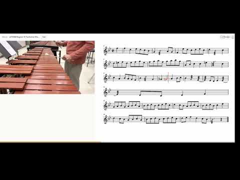 ATSSB Jr. High Mallet Etude Year C 2022 SoundSlice.  Region 11.