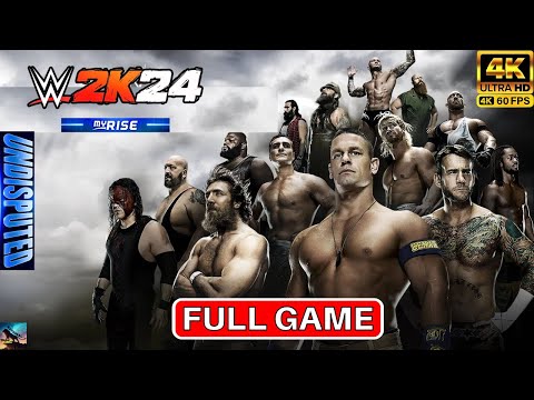 WWE 2K24 - MyRise Undisputed Gameplay Walkthrough Part 1 FULL GAME [ 4K 60FPS PC ] - No Commentary