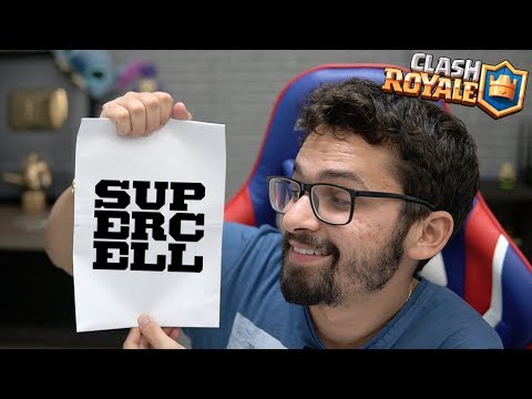 A SUPERCELL ME ENVIOU UMA CARTA DO CLASH ROYALE