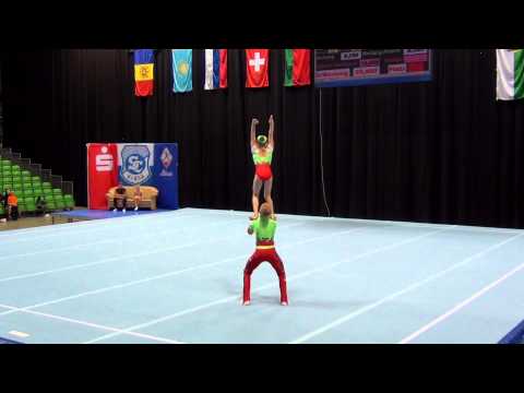 Sachsenpokal 2014   033   MxP   Youth 9 16   Dyn   GER   SC Riesa, Sneschana Sinkov & Daniel Blintso