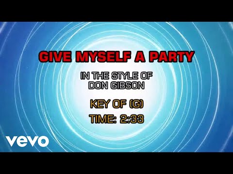 Give Myself A Party - Don Gibson