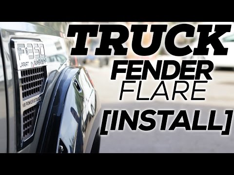 Install F-350 Fender Flares [Widebody]