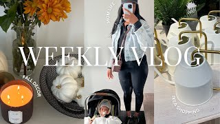 VLOG: LIFE AS A NEW MOM + FALL DECOR + LOTS OF SHOPPING + IKEA RUN