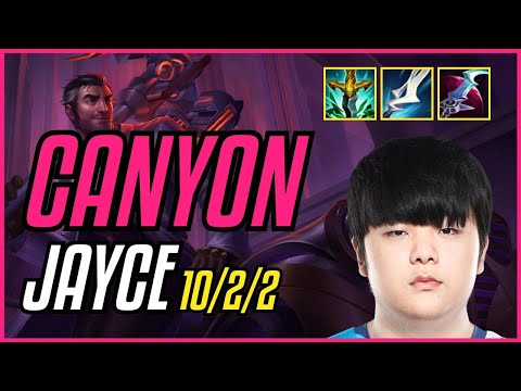 CANYON - JAYCE vs HUMANOID - LUCIAN MID - EUW CHALLENGER - PATCH 11.9