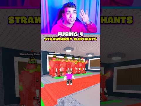 FUSING 4 STRAWBERRY ELEPHANT STEAL A BRAINROT 😱
