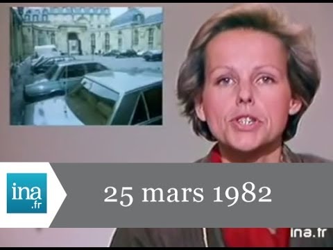 8 p.m. Antenna 2 of March 25, 1982 - retirement at 60 - INA Archive