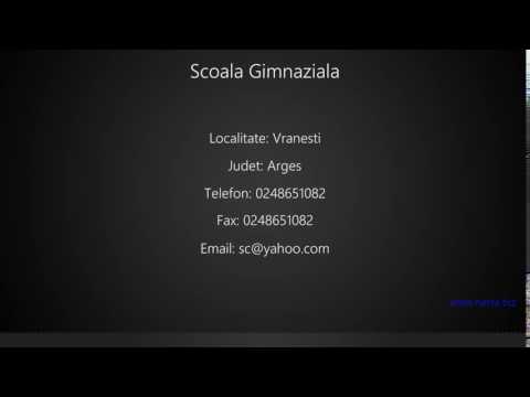 Scoala Gimnaziala Vranesti