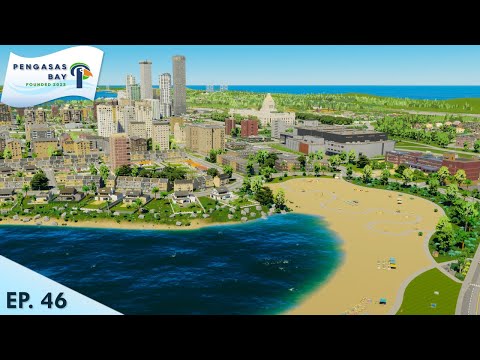 Elegant Beach Neighborhood! | Cities Skylines 2 Waterfront Homes | Pengasas Bay Ep 46
