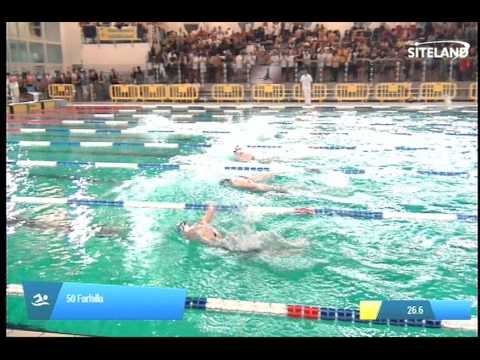 Serie 4 dei 50 Farfalla  Assoluti Femmine Master - Campionati Regionali Masters 2014 di Veneto e Fr