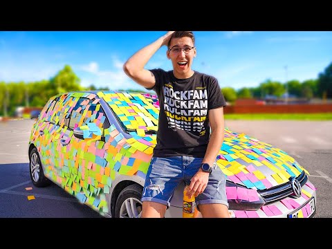 IZLEPILI SU MI CEO AUTO PAPIRIĆIMA!! *PRANK*