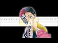 Akaza S Love Theme Demon Slayer Infinity Castle Movie Easy Guitar Tabs Tutorial