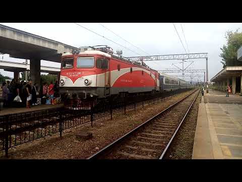 EA598 sosește in Stația Bacău cu Trenul IR1752 Suceava Nord-București Nord 21.08.2022