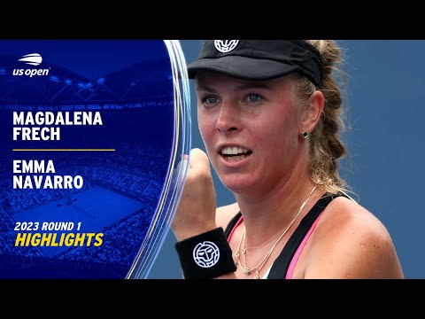 Magdalena Frech vs. Emma Navarro Highlights | 2023 US Open Round 1