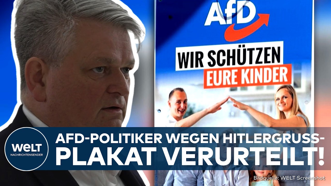 BRANDENBURG: AfD-Abgeordneter wegen Hitlergruß-Plakat zu 12.000 Euro Geldstrafe verurteilt!