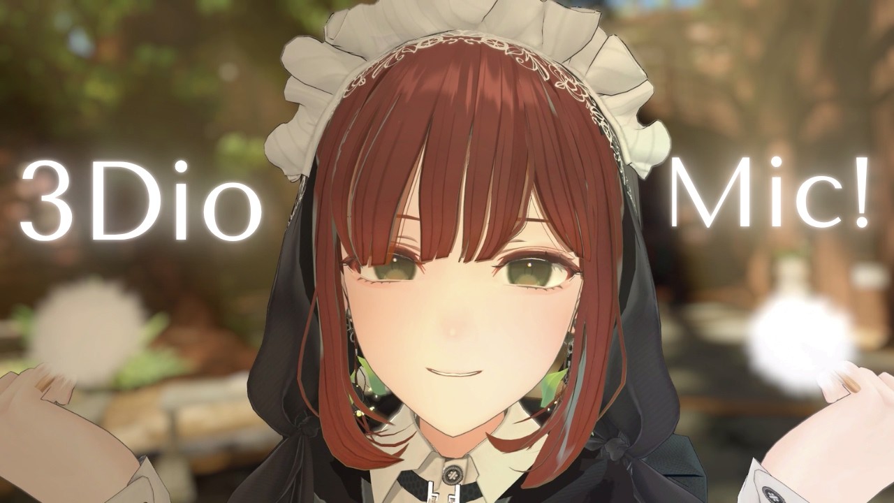 【ASMR】Testing my new 3Dio mic (it’s you!)🌿fluffy/wooden/metal/silicon earpicks & whispers VR VTUBER