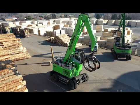 SENNEBOGEN 735 E mit neuem elektrischen Fahrantrieb "Green Efficency Drive"