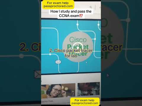 How i study and pass the CCNA exam! #proctoredexam