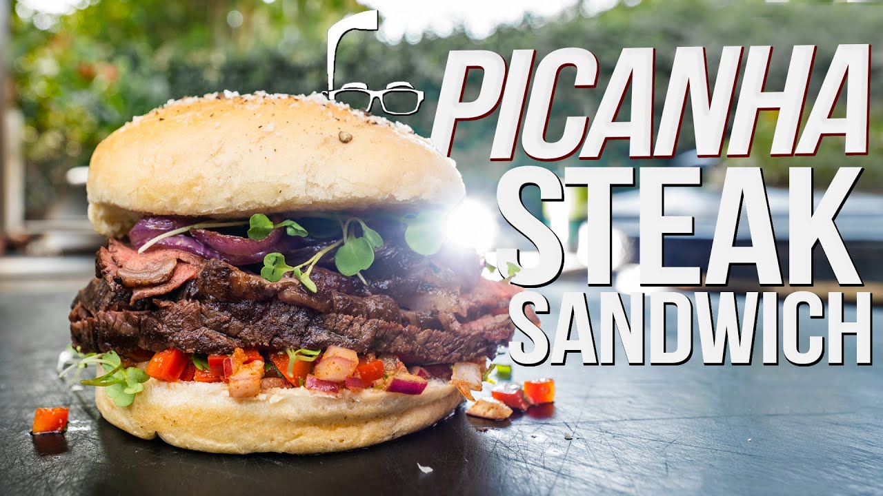 THE BEST STEAK SANDWICH I'VE EVER MADE (W/ PICANHA) SAM THE COOKING GUY 4K