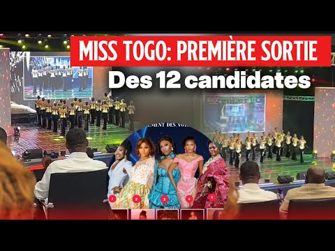 MISS TOGO: Première sortie des 12 Candidates avant les présentations 