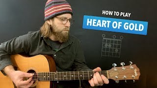 🎸 Heart of Gold • guitar lesson w/ intro tab &amp; chords (Neil Young)