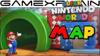 Map Discovered of Super Nintendo World at USO - We Take a Closer Look!