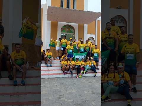 EQUIPE PRONTA PARA CORRER A SEGUNDA CORRIDA MUNICIPAL ÁGUAS BELAS PERNAMBUCO