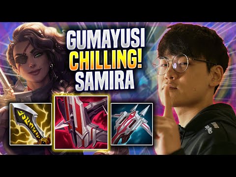 GUMAYUSI CHILLING WITH SAMIRA! - T1 Gumayusi Plays Samira ADC vs Kai'sa! | Preseason 2023