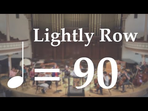 Suzuki Violin Book 1 | Lightly Row | Orchestral Accompaniment | 90 BPM