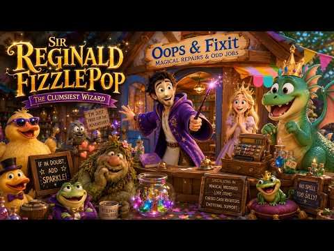 Sir Reginald Fizzlepop – The Clumsiest Wizard