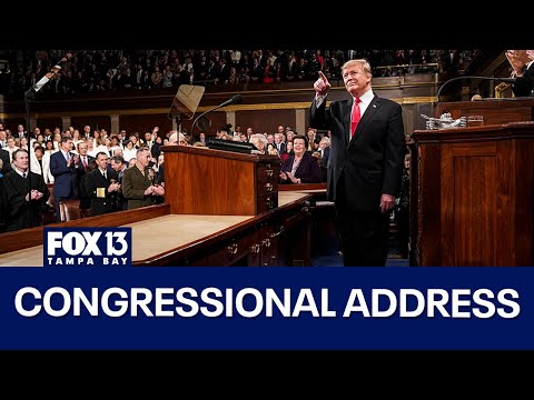Live now: President Trump address to Congress