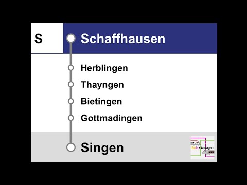 Thurbo/THB/SBB Ansagen | S Schaffhausen - Singen (Hohentwiel) | BoJa Ansagen