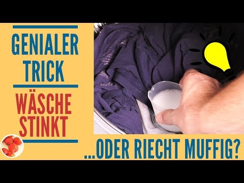 Genialer Trick: Wäsche stinkt oder riecht muffig nach dem Waschen? Dieser Tipp hilft sofort