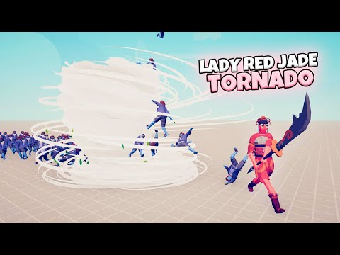 NEW LADY RED JADE TORNADO VS EVERY FACTION | TABS UPDATE BETA GAMEPLAY