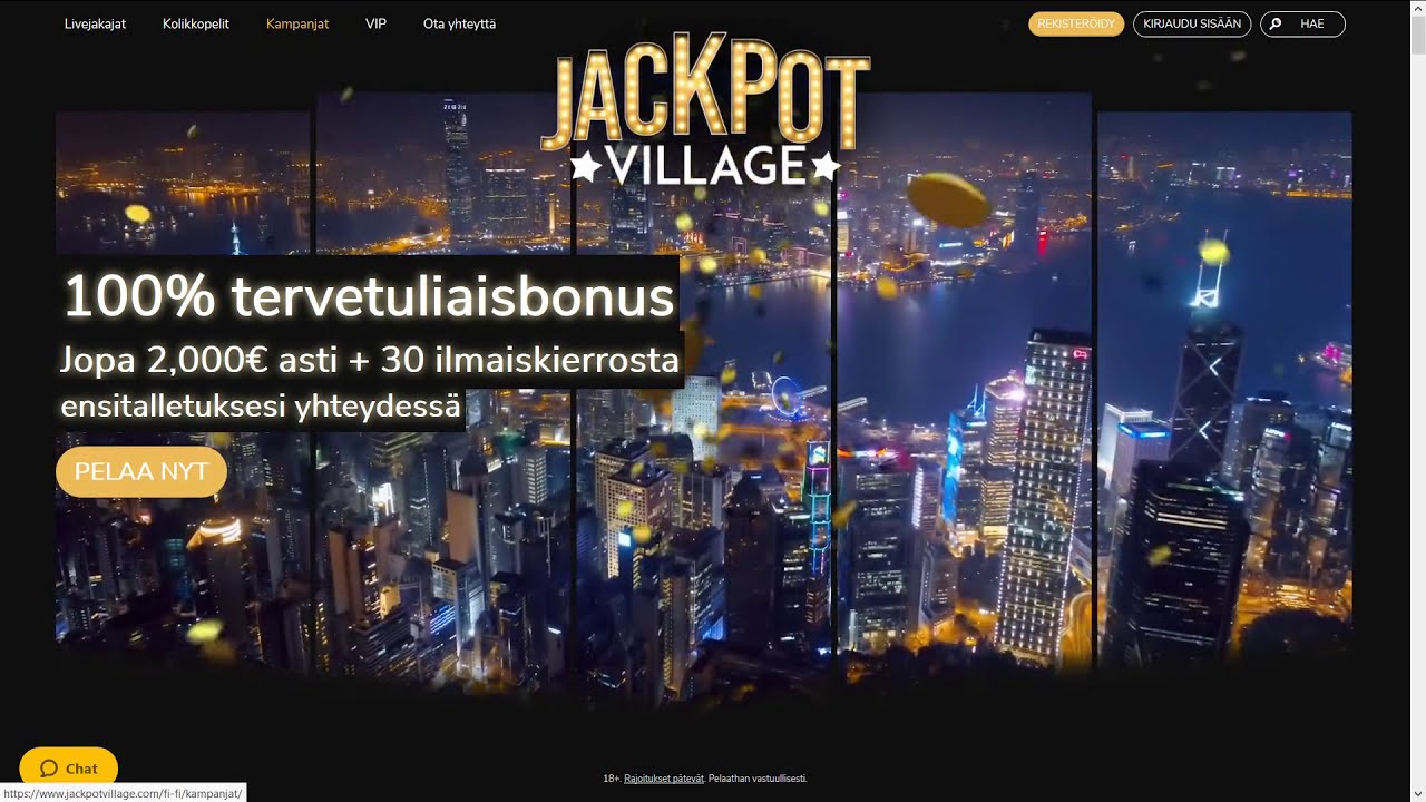 Jackpot Village game selection