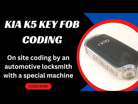 Kia K5 Key Fob Coding - How to Program a Kia K5 Key Fob with a Special Machine (Locksmith)