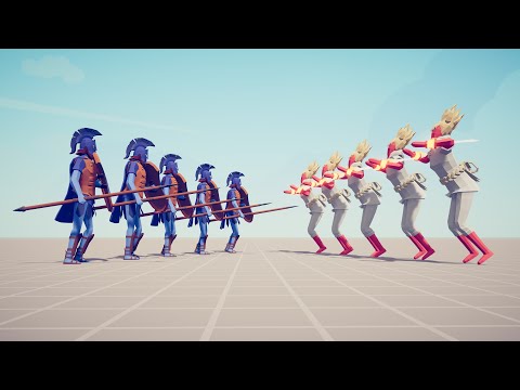 5 SUPER PEASANTS vs 5x EVERY UNIT - Totally Accurate Battle Simulator TABS