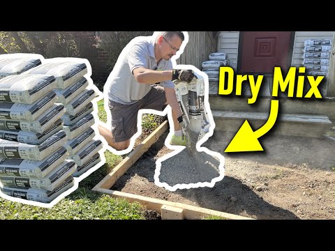 Dry Pour Concrete Method Anyone Can Do