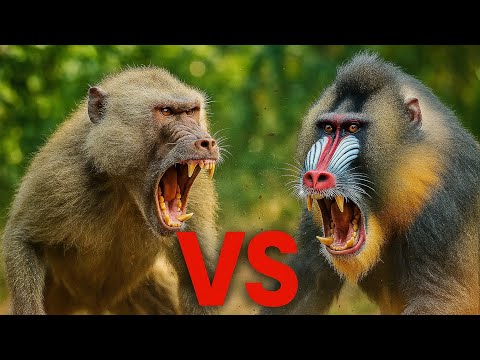 Baboon vs Mandrill: The Shocking Truth About Who Would Win!