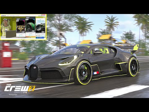 The Crew 2 | Bugatti Divo Emerald Storm Edition & Summit Emerald Coast Bundle And Vanity Item