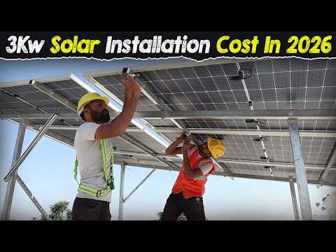 3Kw On-Grid Solar Complete Step-By-Step Installation for Home | Solar Panel Installation for Home