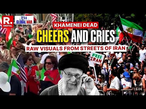 IRANNIANS CELEBRATES THE DEATH OF AYATOLLAH. 