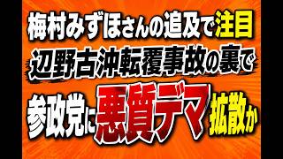 梅村みずほ議員の辺野古沖転覆事故追及後、参政党への悪質デマ拡散が加速…真相を解説#自民党#れいわ#日本保守党