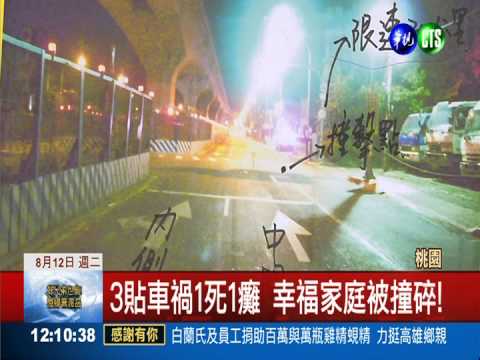 3貼遭撞1死1癱 檢3度駁回不起訴